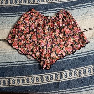 A&F Flowy Floral Shorts
